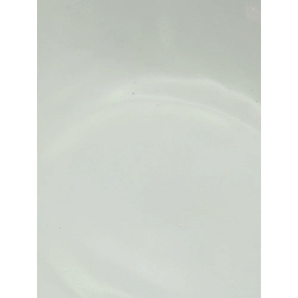 Vintage‎ White Milk Glass Footed Bowl Embossed Leaf Flower Serving Bowl 8.5 